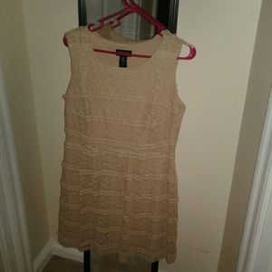 Nude Lace Dress